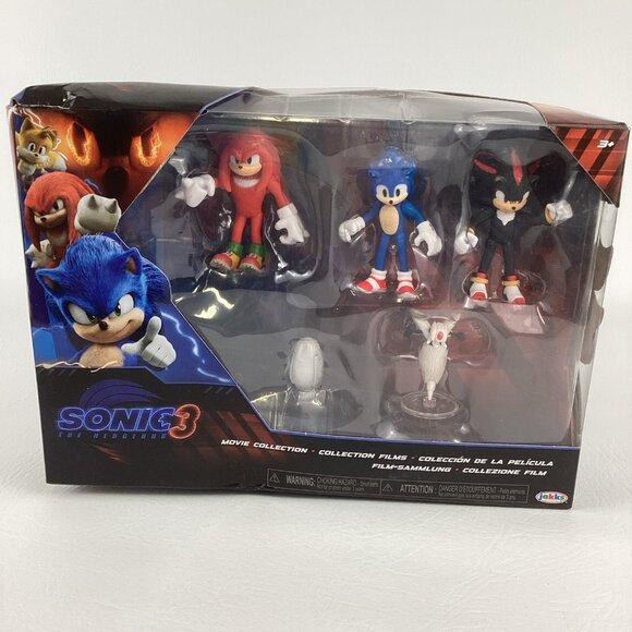 Sega Other - Sega Sonic The Hedgehog 3 Movie Collection 2.5" Action Figures Knuckles Shadow